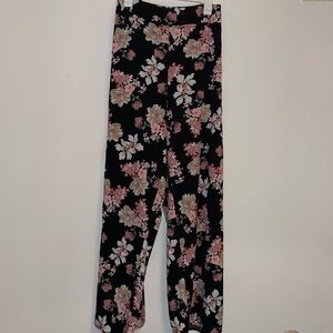 SHEIN 4X high-waisted, wide-leg floral dress pants